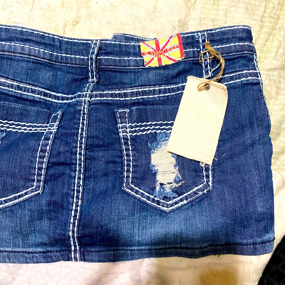 Size 28 Cambridge Jean mini skirt